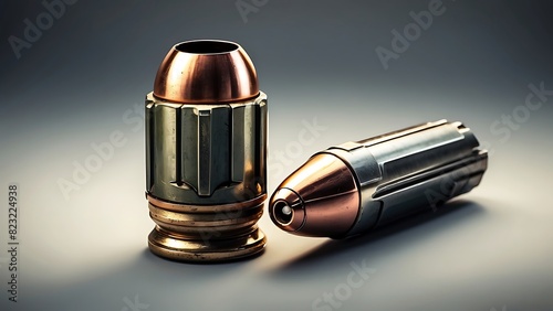 metal projectile, bullet, metal parts