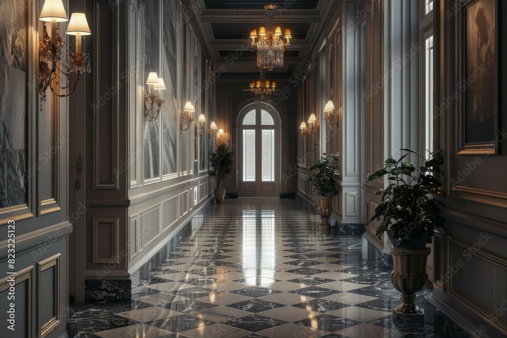 Classical Corridor Interior