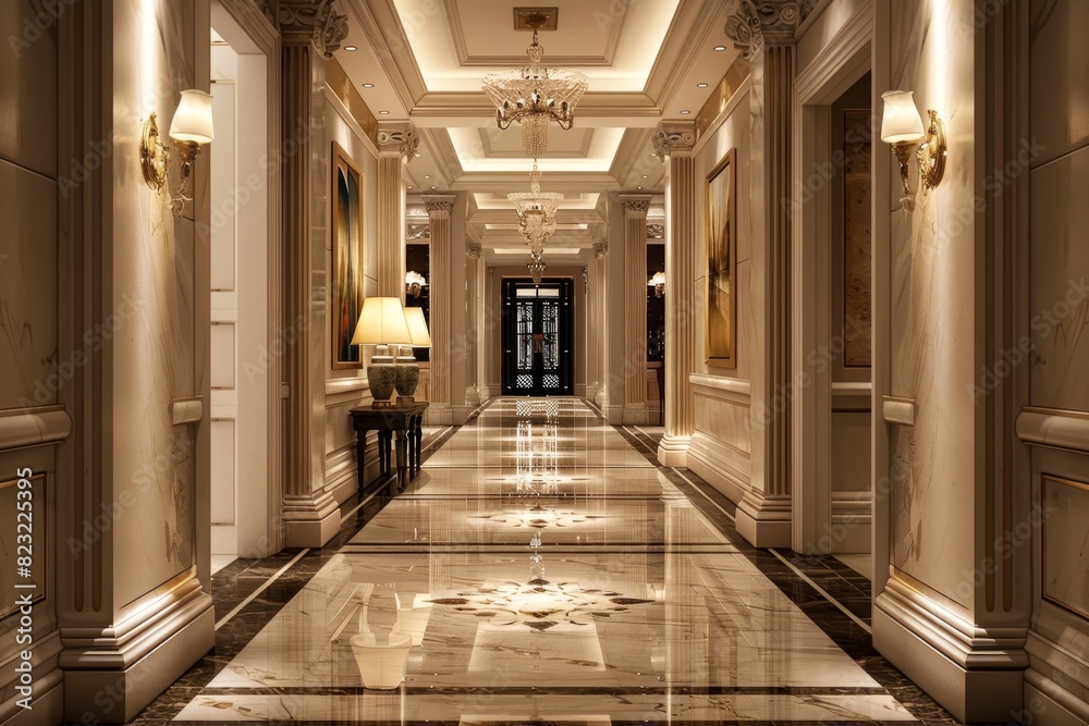 Classical Corridor Interior Classical Corridor Interior
