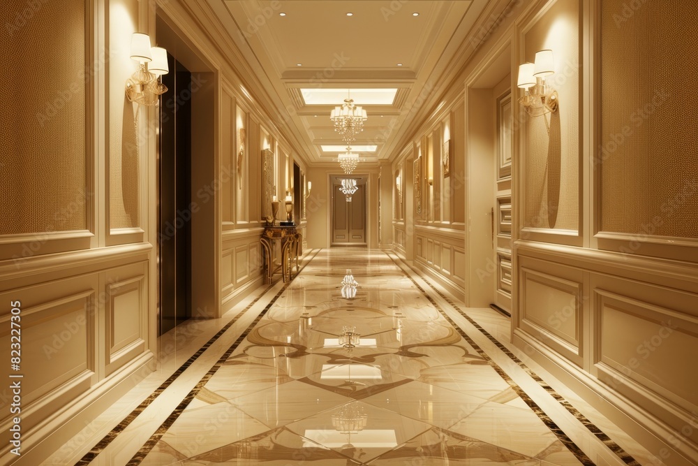Classical Corridor Interior Classical Corridor Interior