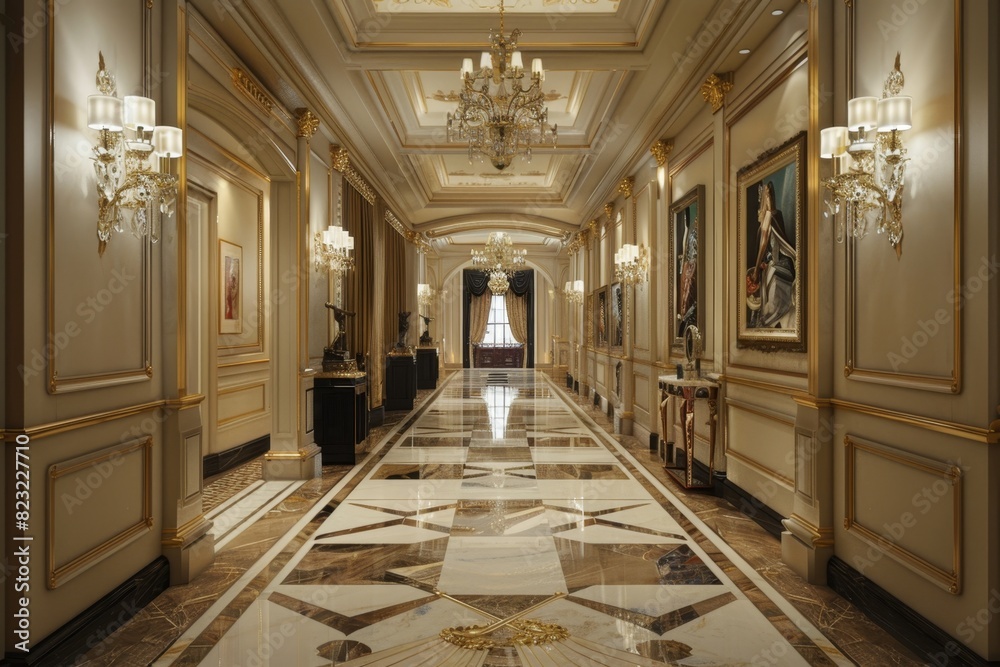 Classical Corridor Interior