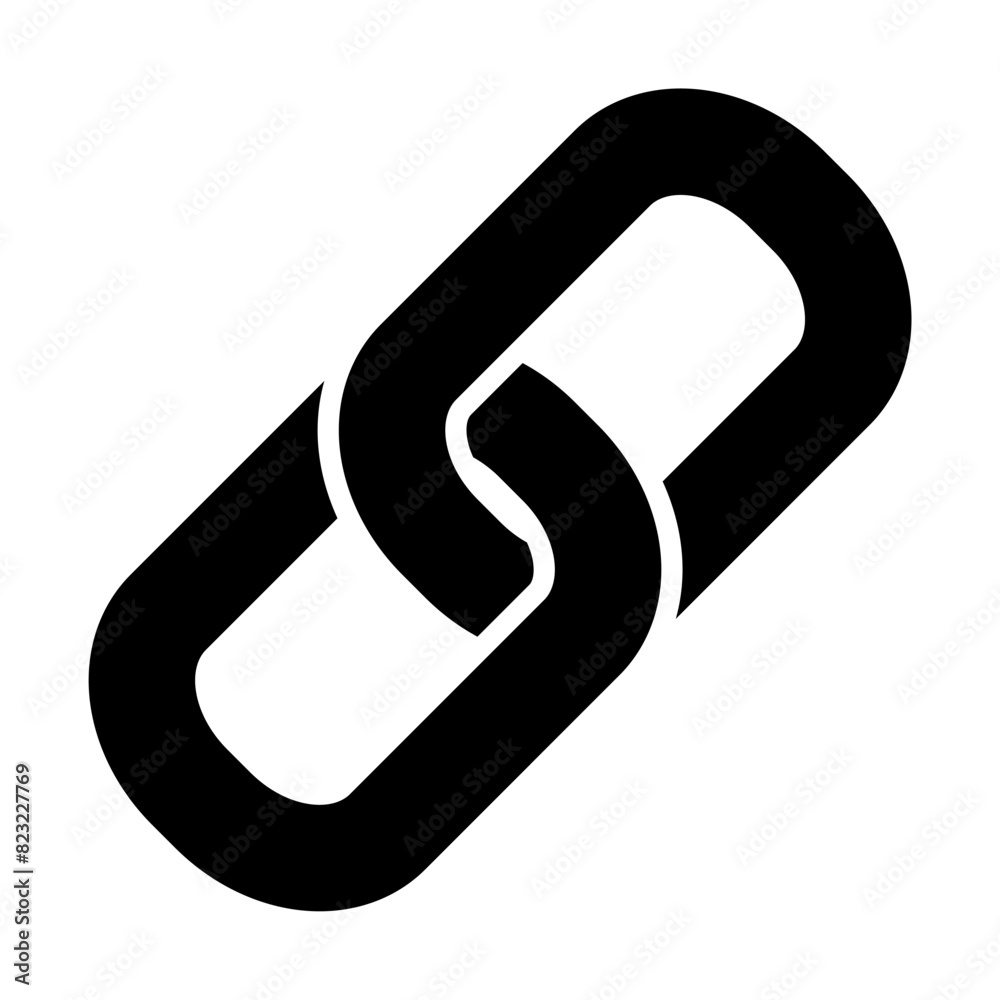 Link icon. Hyperlink chain symbol. Vector illustration on white background.Design for websites and mobile phone Link icon. Hyperlink chain symbol. Vector illustration on white background.Design for websites and mobile phone