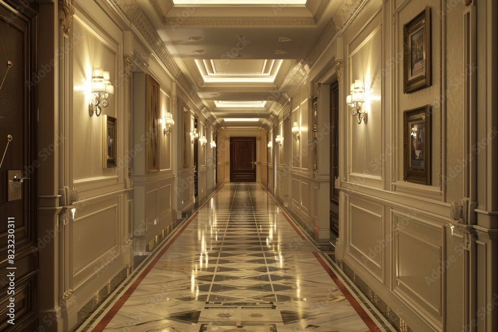 Classical Corridor Interior Classical Corridor Interior