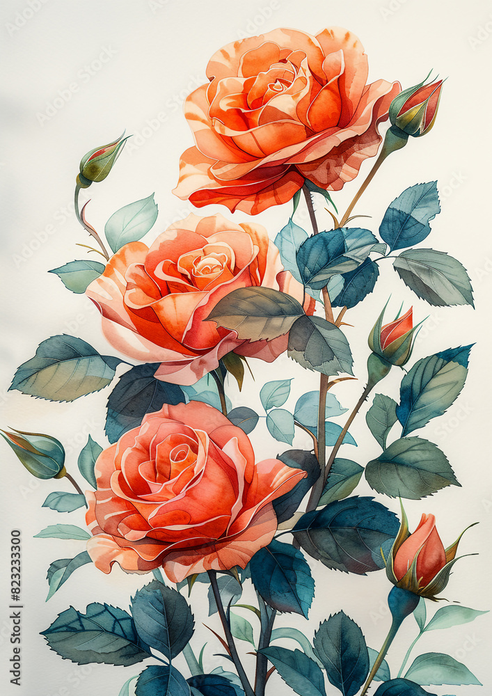 water color bac rose background , bouquet of roses water color bac rose background , bouquet of roses