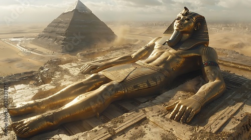 Great Sphinx's Mysteries Unveiled American Egyptologists Investigate Egypt's Iconic Monument Speculating Purpose Symbolism Age Unraveling Enigmatic History of Sphinx Connection to the Pyramids of Giza photo
