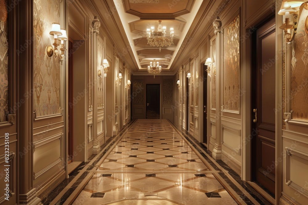 Classical Corridor Interior Classical Corridor Interior