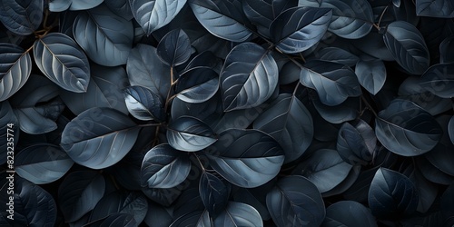Captivating textures of black leaves for a striking tropical backdrop artistic composition. Concept Outdoor Photoshoot  Textured Leaves  Tropical Backdrop  Artistic Composition