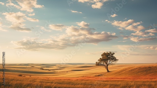 Pleasant nature background scene.