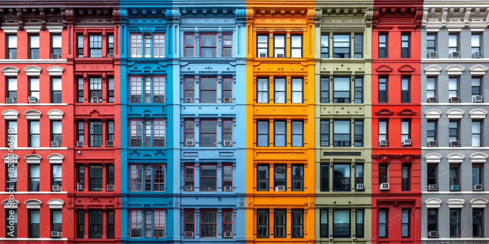 The historic, colorful buildings combine old world charm with city life.