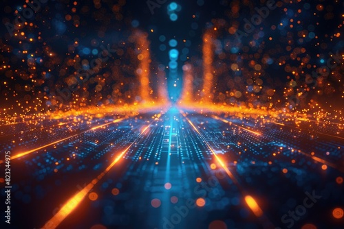 Electronic data transmission tunnel