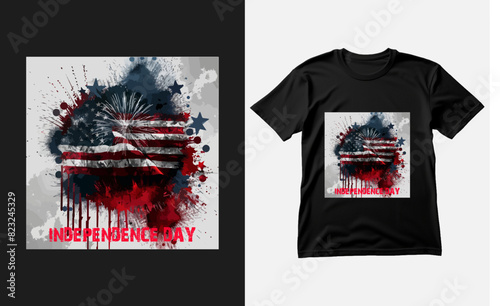 4th of july usa independence day tshirt design