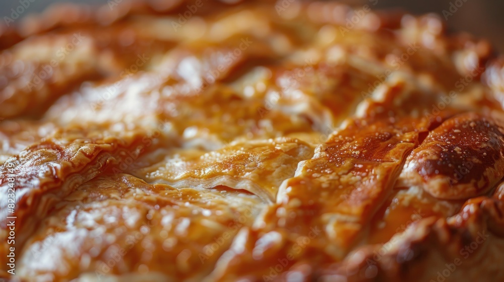 Pie On Wooden Table Pie On Wooden Table