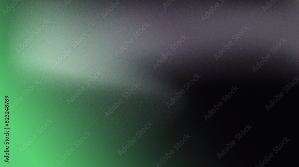 Fototapeta premium Dark green empty space grainy noise grungy texture color gradient rough abstract background