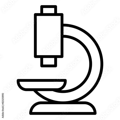Lab icon in thin line style Vector illustration graphic design