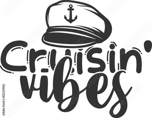 Cruisin Vibes - Cruise Illustration photo