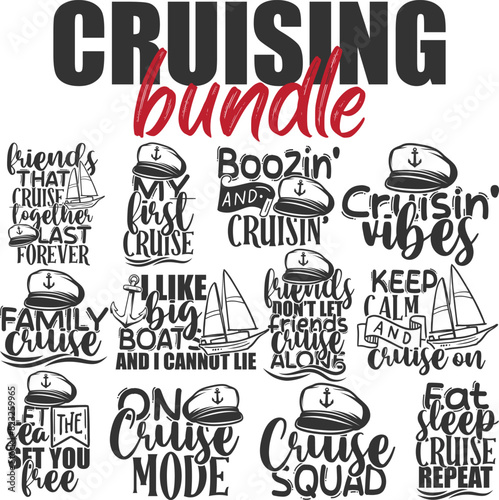 Cruise Illustrations Bundle