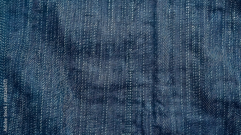 Blue Denim Fabric Texture, Top View, No Wrinkles Blue Denim Fabric Texture, Top View, No Wrinkles