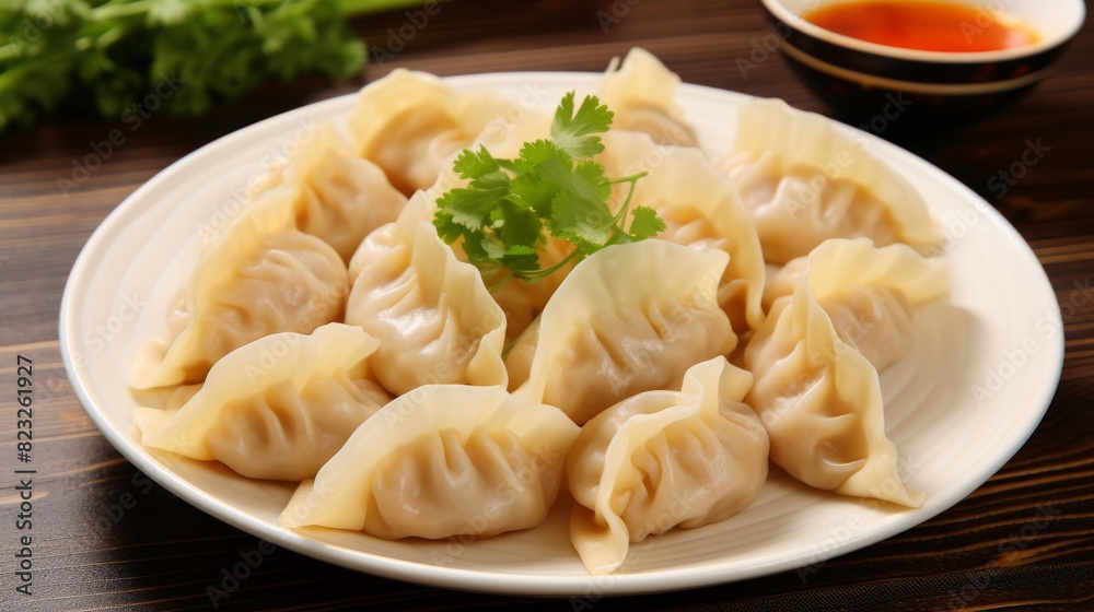Tempting Chinese dim sum with crispy texture and rich flavors Tempting Chinese dim sum with crispy texture and rich flavors