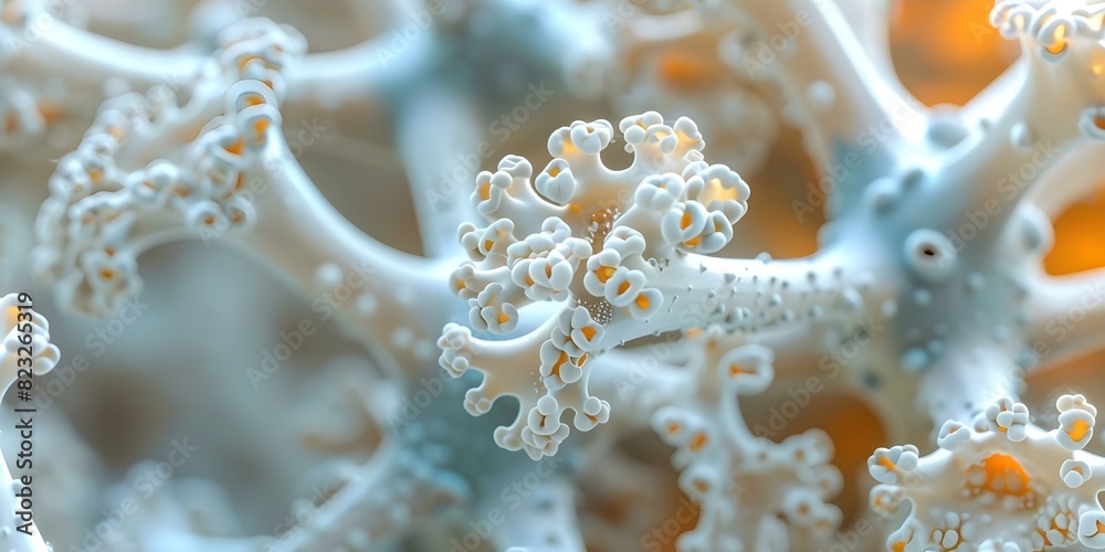 Macro photo of intricate mycelium fungi network. Concept Macro Photography, Mycelium Fungi, Nature's Patterns, Intricate Details Macro photo of intricate mycelium fungi network. Concept Macro Photography, Mycelium Fungi, Nature's Patterns, Intricate Details