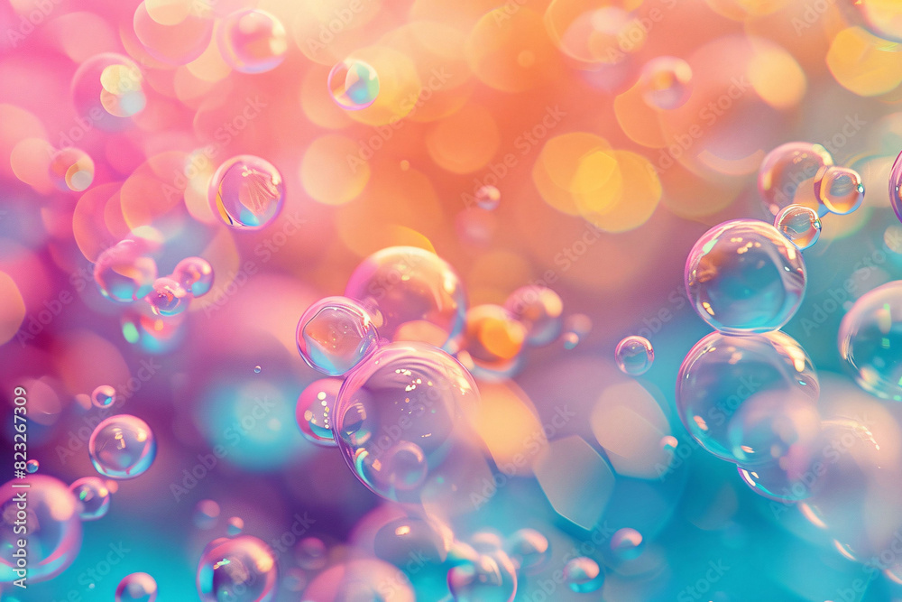Water droplet water molecule bubble PPT abstract KV main visual background image Water droplet water molecule bubble PPT abstract KV main visual background image