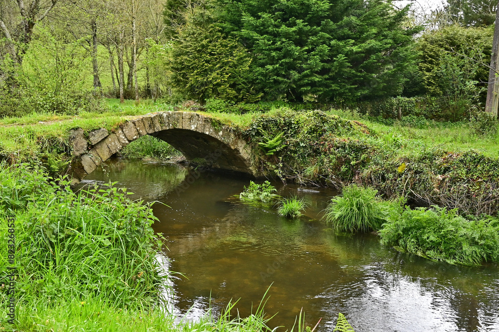 Il Ponte romano di Ferreira sul cammino Primitivo di Santiago di Compostela - Guntín. Lugo. Galicia - Spagna Il Ponte romano di Ferreira sul cammino Primitivo di Santiago di Compostela - Guntín. Lugo. Galicia - Spagna