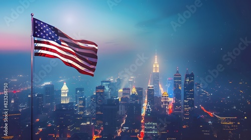 USA independent day and memorial day background