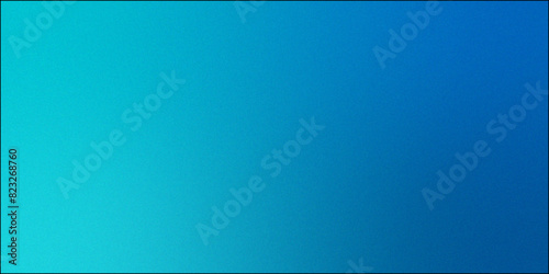 Blue abstract gradient with grain texture vintage noisy decorative background.
