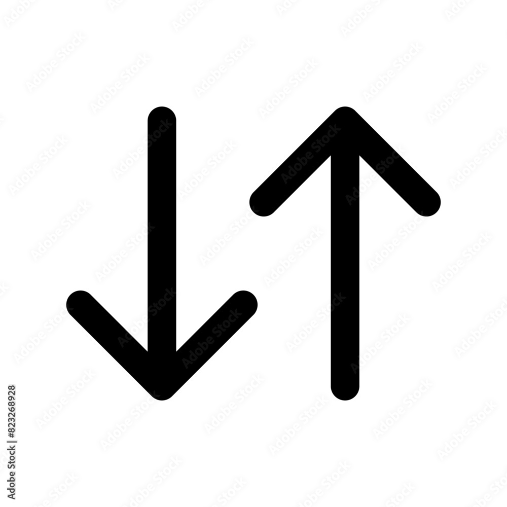 Transfer icon in thin line style Vector illustration graphic design Transfer icon in thin line style Vector illustration graphic design