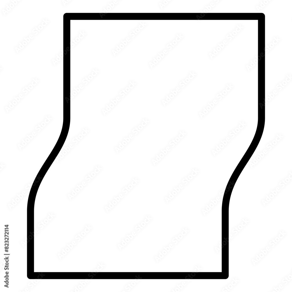 Paper, document, file icon in thin line style Vector illustration graphic design Paper, document, file icon in thin line style Vector illustration graphic design