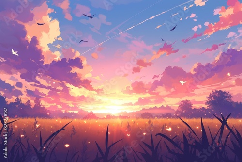 Landscape Anime Wallpaper Images #823278187