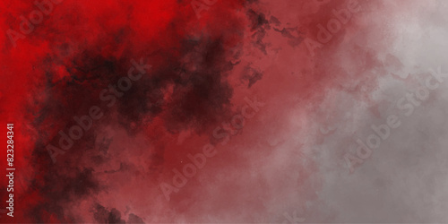 Red abstract grunge vapour mist fog overlay smoke cloud sand grain texture powder explosion vintage vector background.