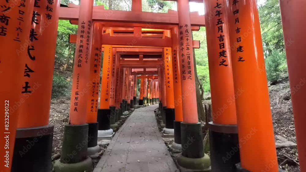 Mountainside Shinto Shrine Of Fushimi Inari With Traditional Red Gates In Kyoto, Japan. Pullback Shot
Mountainside Shinto Shrine Of Fushimi Inari With Traditional Red Gates In Kyoto, Japan. Pullback Shot