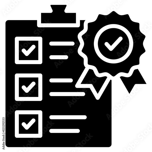 Quality Compliance Icon Element For Design