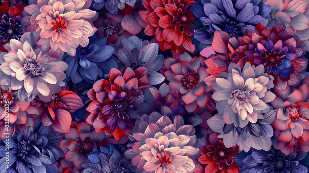 Close Up of Vibrant Floral Bouquet Close Up of Vibrant Floral Bouquet