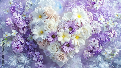 Heart Made of Flowers