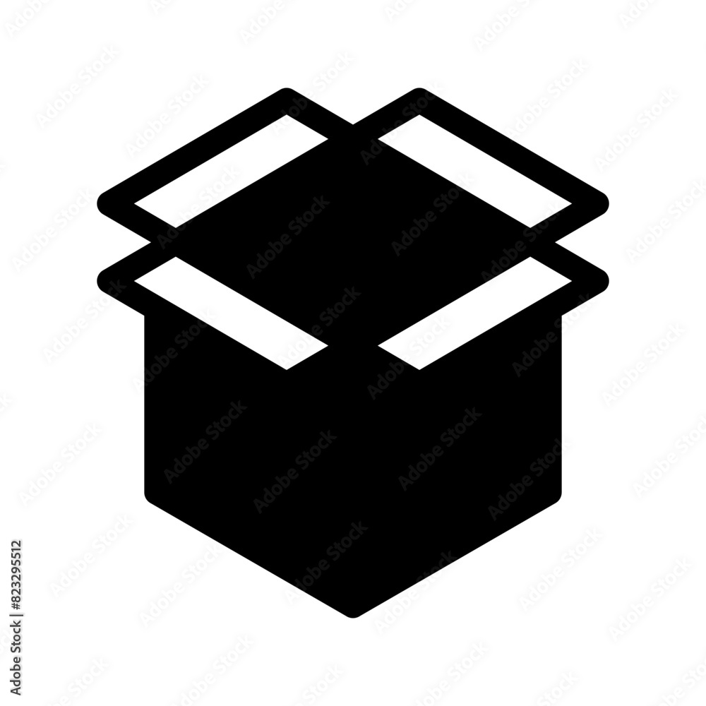 Open Box Icon Vector Symbol Design Illustration Open Box Icon Vector Symbol Design Illustration