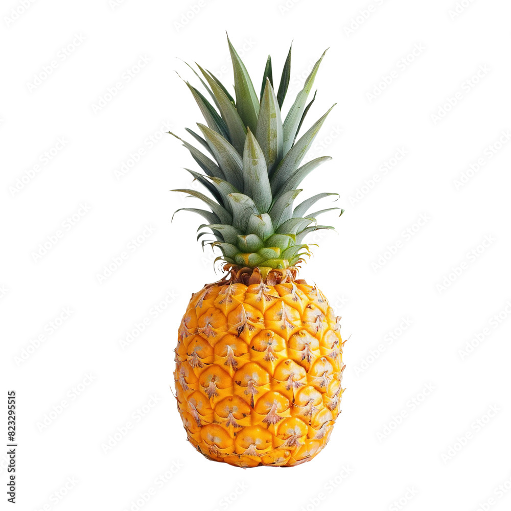 Fototapeta premium pineapple fruit isolated on transparent background