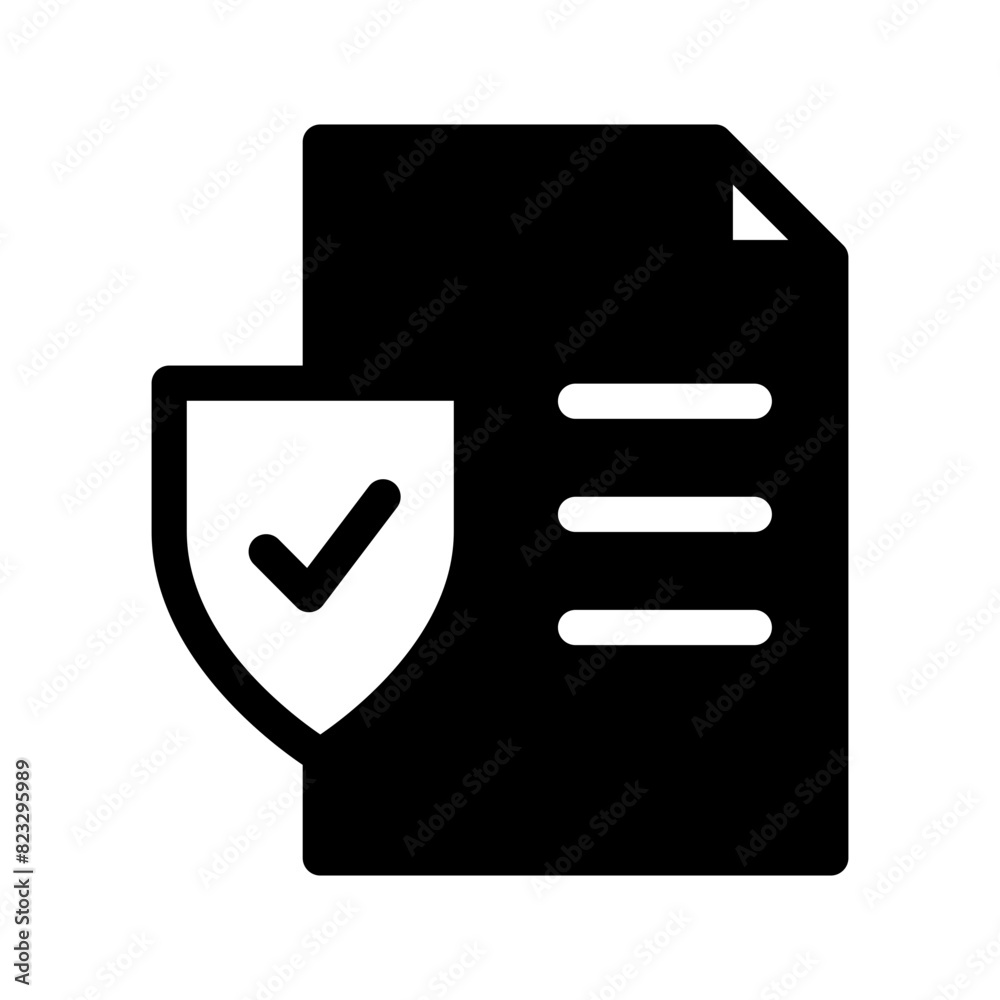 Insurance Icon Vector Symbol Design Illustration