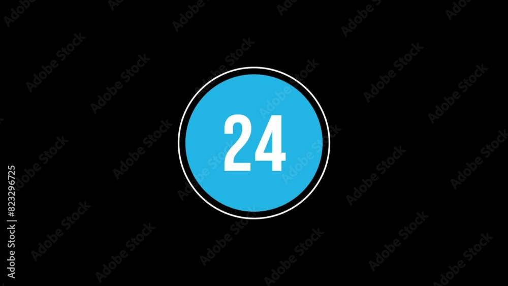 30 seconds circle count down animation, blue circle seconds count down 30 seconds circle count down animation, blue circle seconds count down