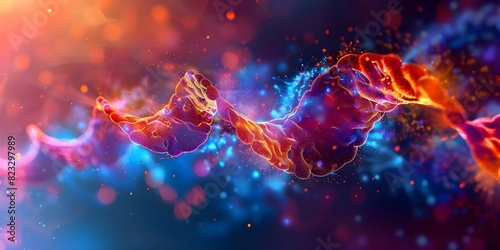 Scientists uncover genetic roots of lupus advancing treatment through innovative research. Concept Genetics, Lupus Research, Medical Science, Innovative Treatments, Genetic Roots © Ян Заболотний