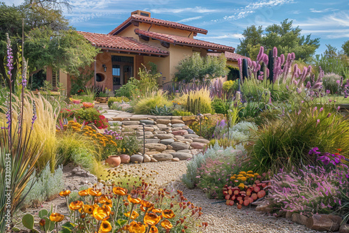 Xeriscaping is the process of landscaping, or gardening, that reduces or eliminates the need for irrigation xeriscape landscapes need little or no water  photo