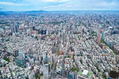 台湾台北の展望台からの都市風景 photo