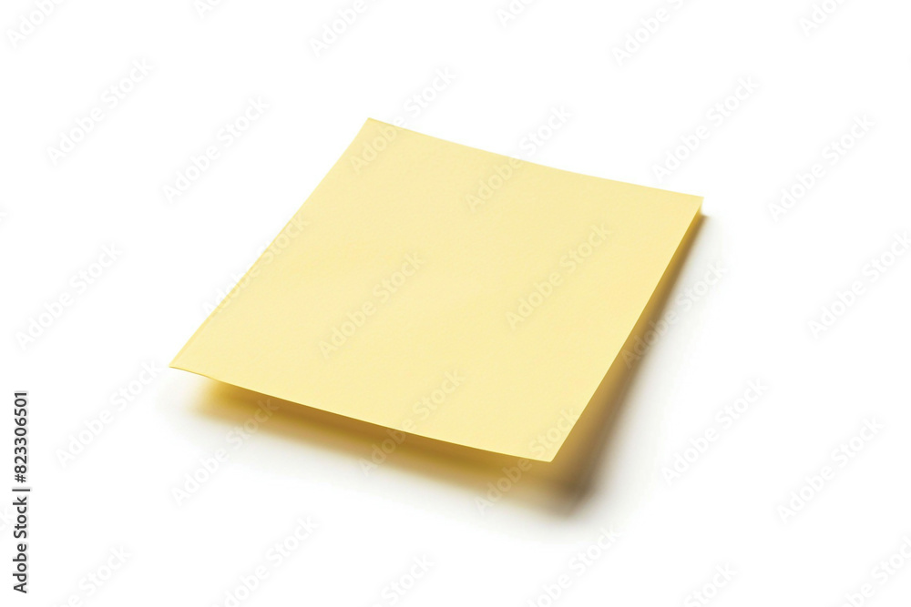Yellow sticky post it note isolated on transparent or white background Yellow sticky post it note isolated on transparent or white background