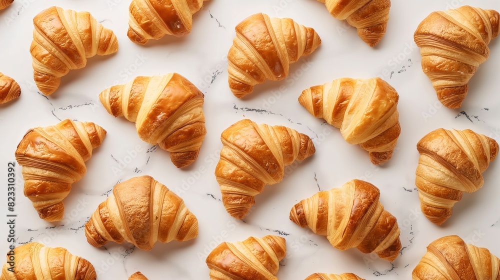 Delicious Croissants on Marble Background – Perfect for Breakfast and Bakery Themes
Delicious Croissants on Marble Background – Perfect for Breakfast and Bakery Themes