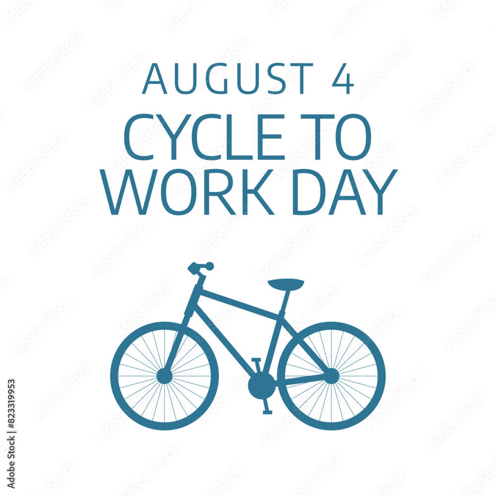 vector graphic of Cycle to Work Day ideal for Cycle to Work Day celebration. vector graphic of Cycle to Work Day ideal for Cycle to Work Day celebration.