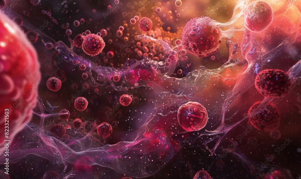 Artistic Depiction of Tissue Regeneration and Healing Process
Artistic Depiction of Tissue Regeneration and Healing Process