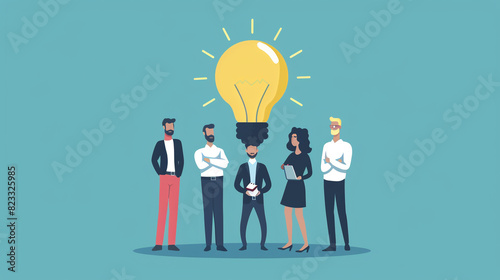 Wallpaper Mural Young entrepreneur presenting business idea to potential investors Torontodigital.ca