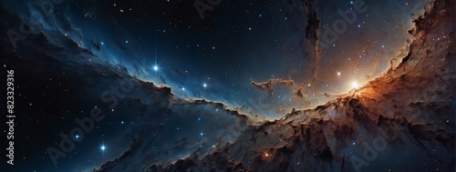 Boundless expanse of stars, millions of light-years away from Earth photo