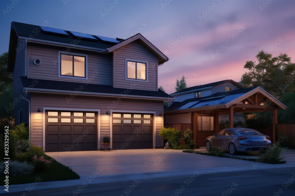 3d rendering of house model for real estate
