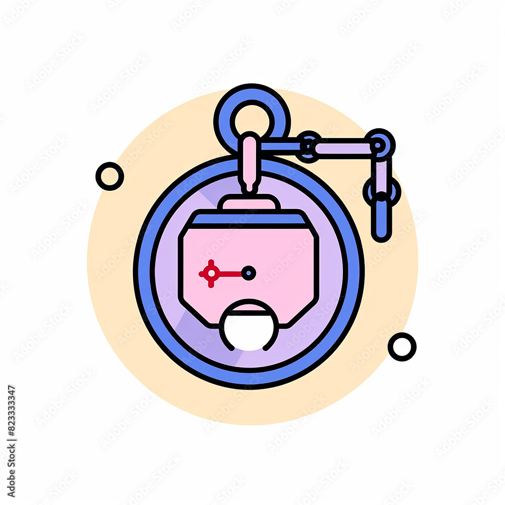 Pocket_Watch_Chain_Modern_Line_Icon_Vector_Line_Art_C Pocket_Watch_Chain_Modern_Line_Icon_Vector_Line_Art_C